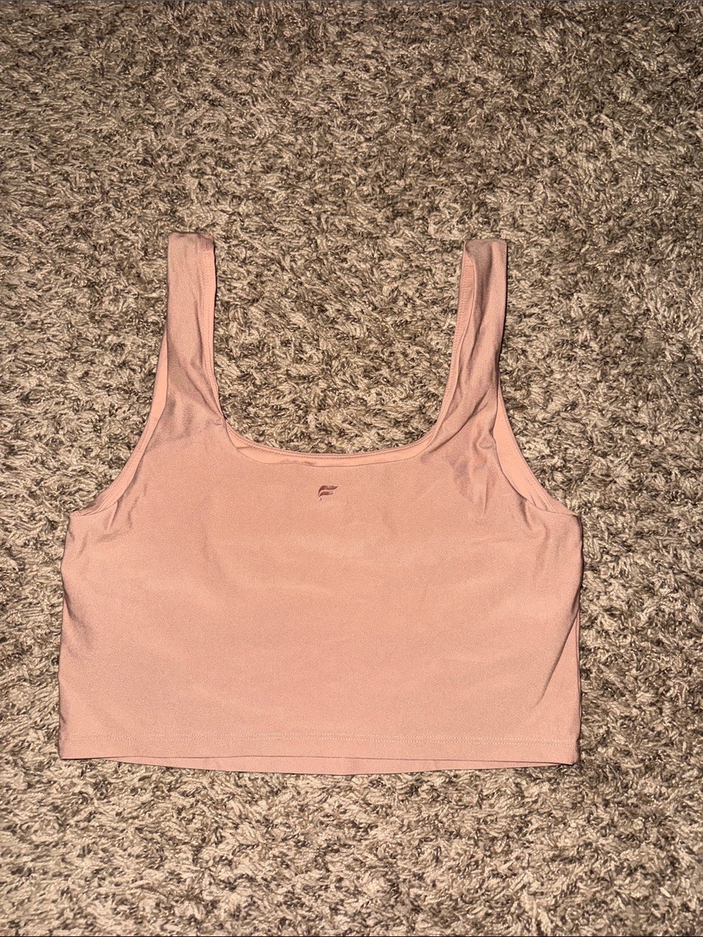 EUC! Taupe Cropped Tank Top